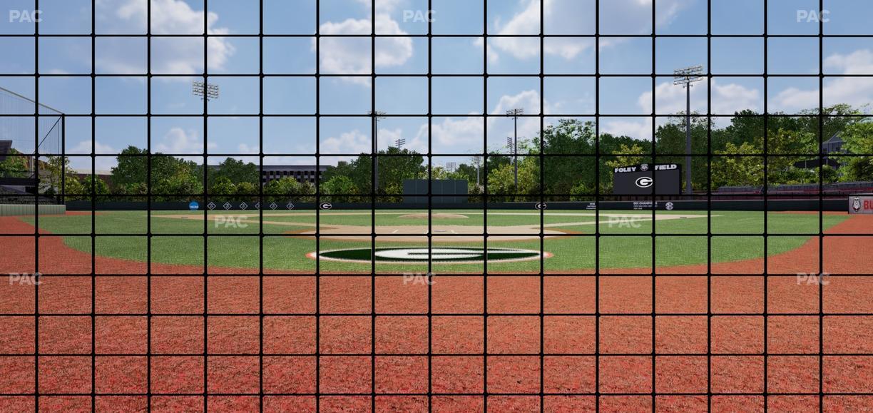 Foley Field - Section Dugout Club Seat View