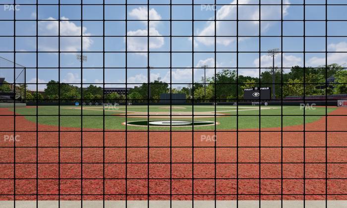 Foley Field - Section Dugout Club Seat View
