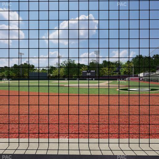 Foley Field - Section Dugout Club Seat View