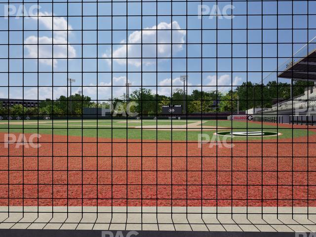 Foley Field - Section Dugout Club Seat View Foley Field - Section Dugout Club Seat View