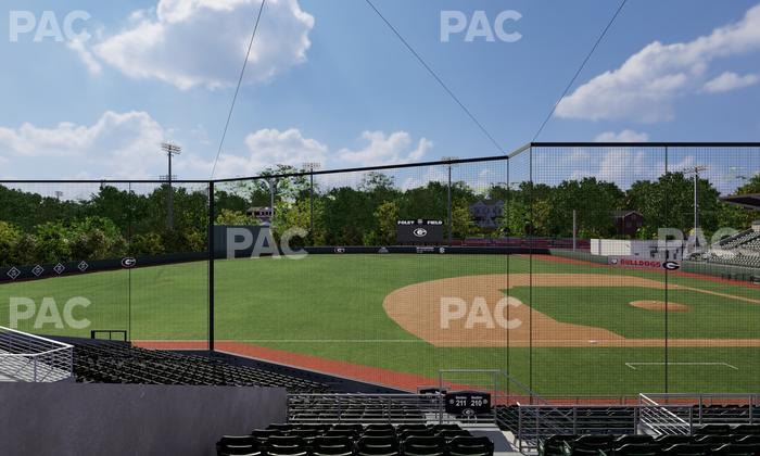 Foley Field - Section Infield Ga Seat View