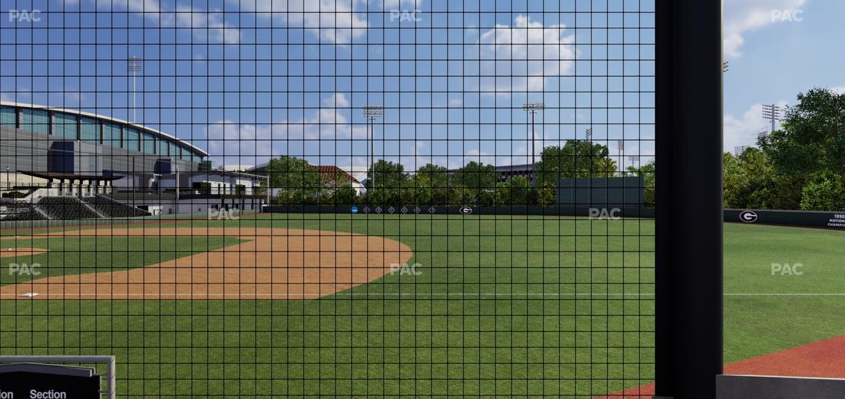 Foley Field - Section Infield Ga Seat View