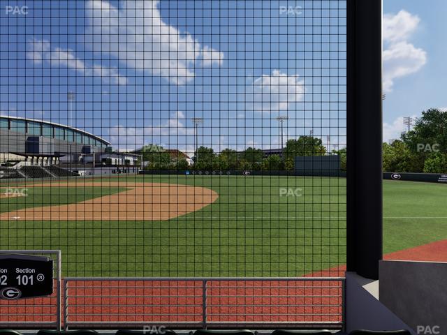 Foley Field - Section Infield Ga Seat View