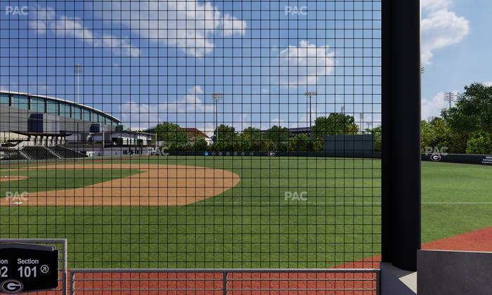 Foley Field - Section Infield Ga Seat View