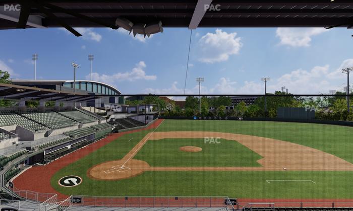 Foley Field - Section Press Level Deck Seat View