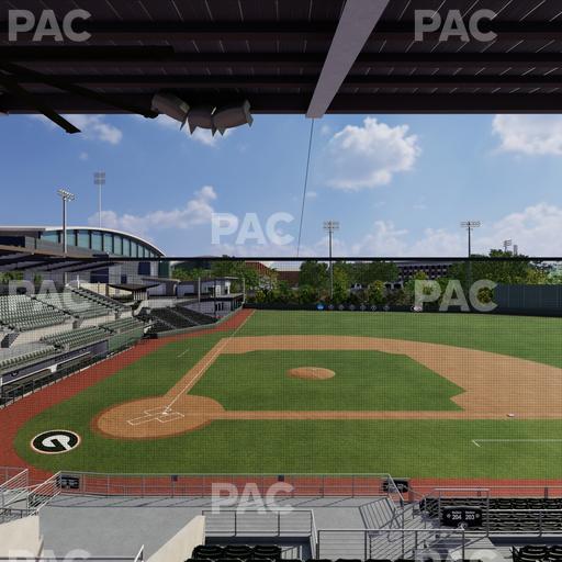Foley Field - Section Press Level Deck Seat View