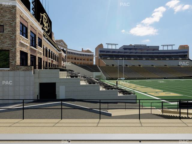 Folsom Field - Section 101 Seat View