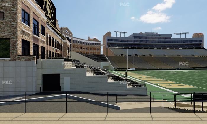 Folsom Field - Section 101 Seat View