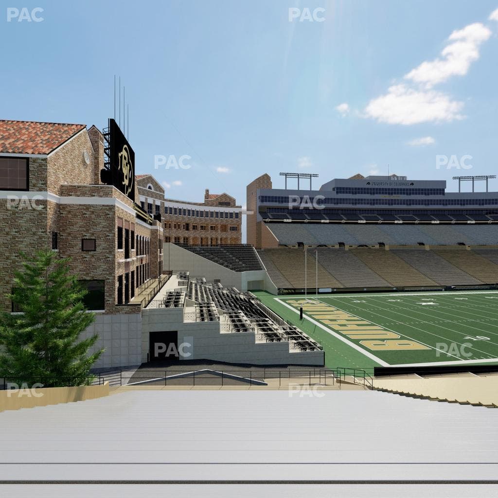 Folsom Field - Section 101 Seat View