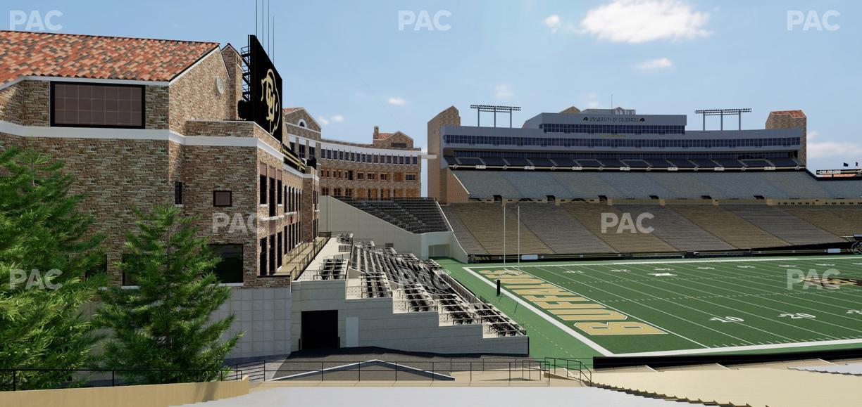 Folsom Field - Section 101 Seat View