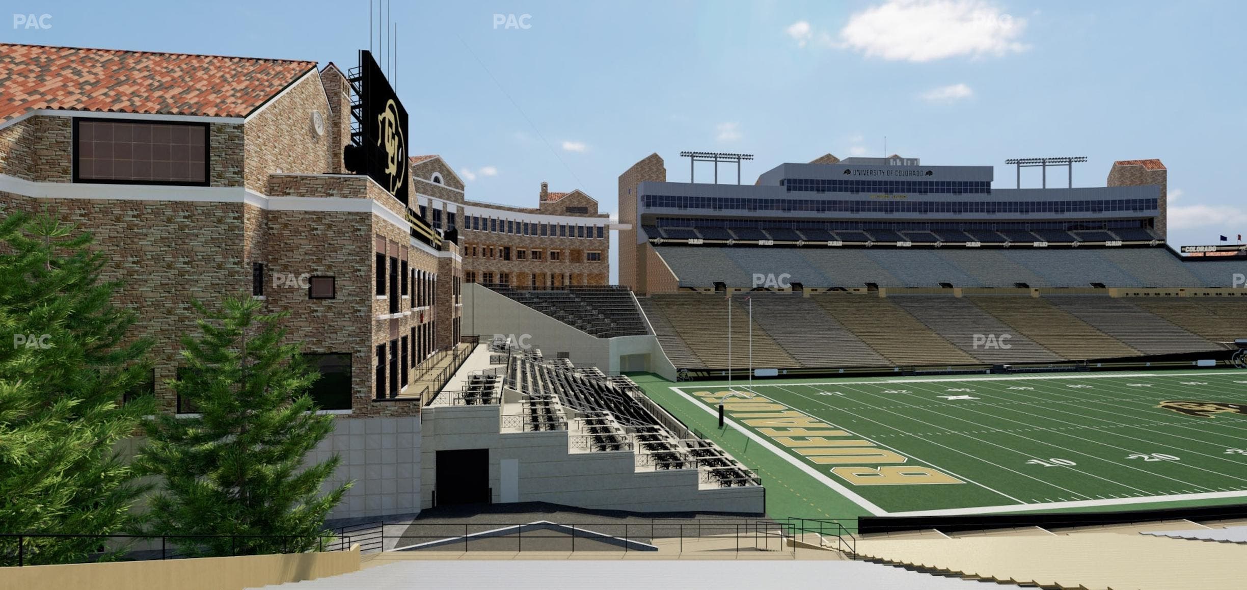 Folsom Field - Section 101 Seat View