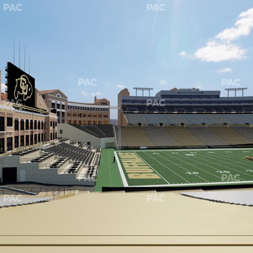 Folsom Field - Section 102 Seat View