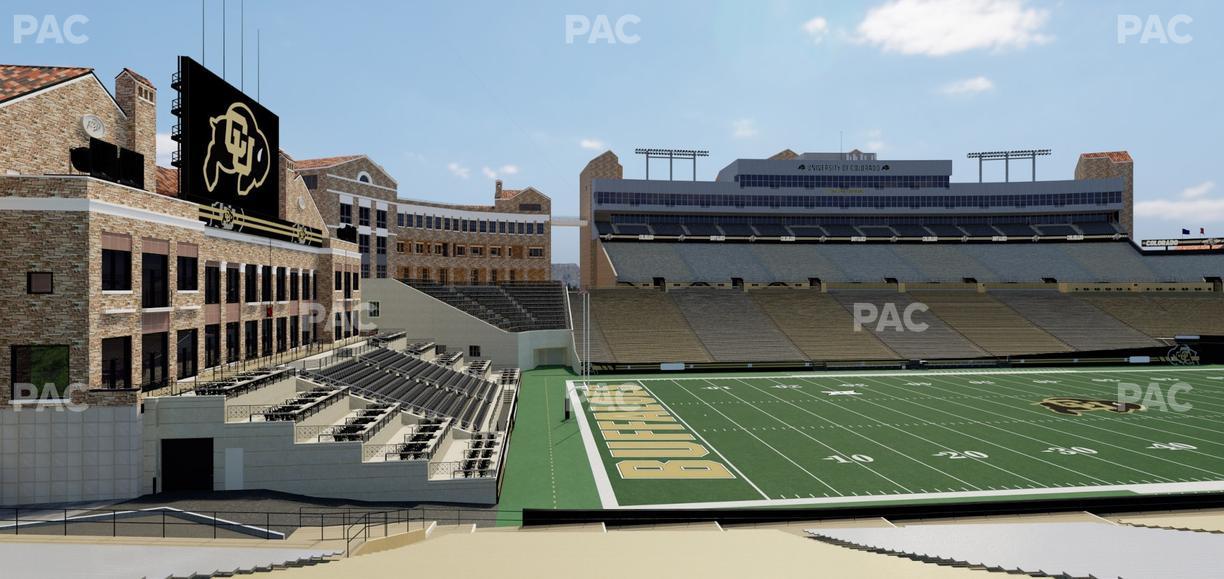 Folsom Field - Section 102 Seat View