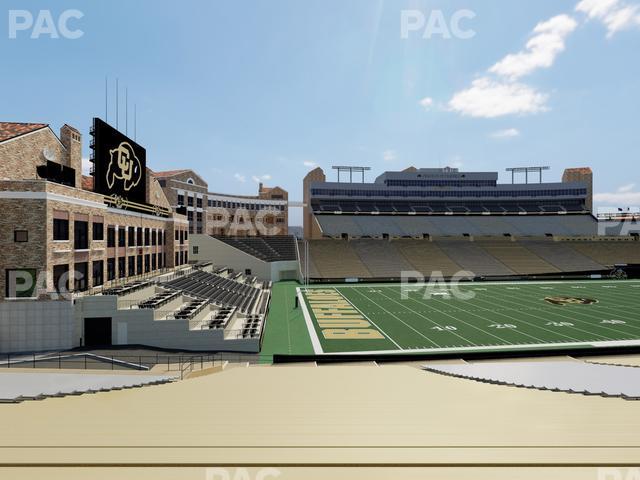 Folsom Field - Section 102 Seat View
