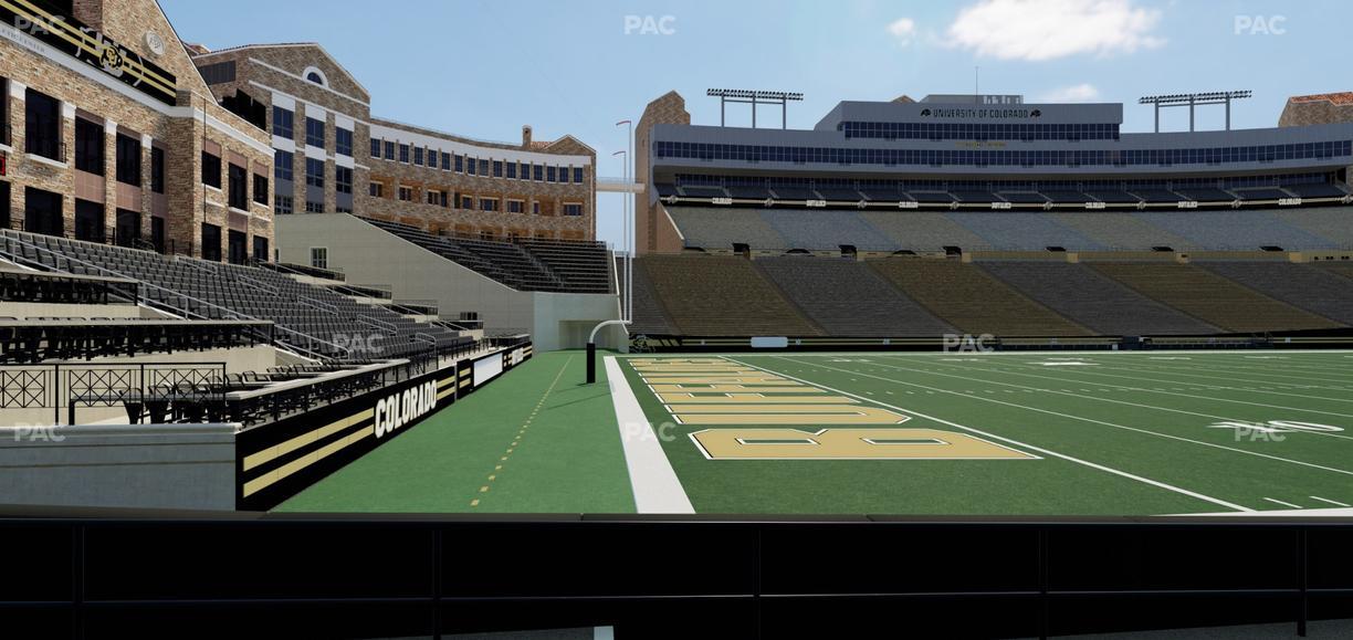 Folsom Field - Section 102 Seat View