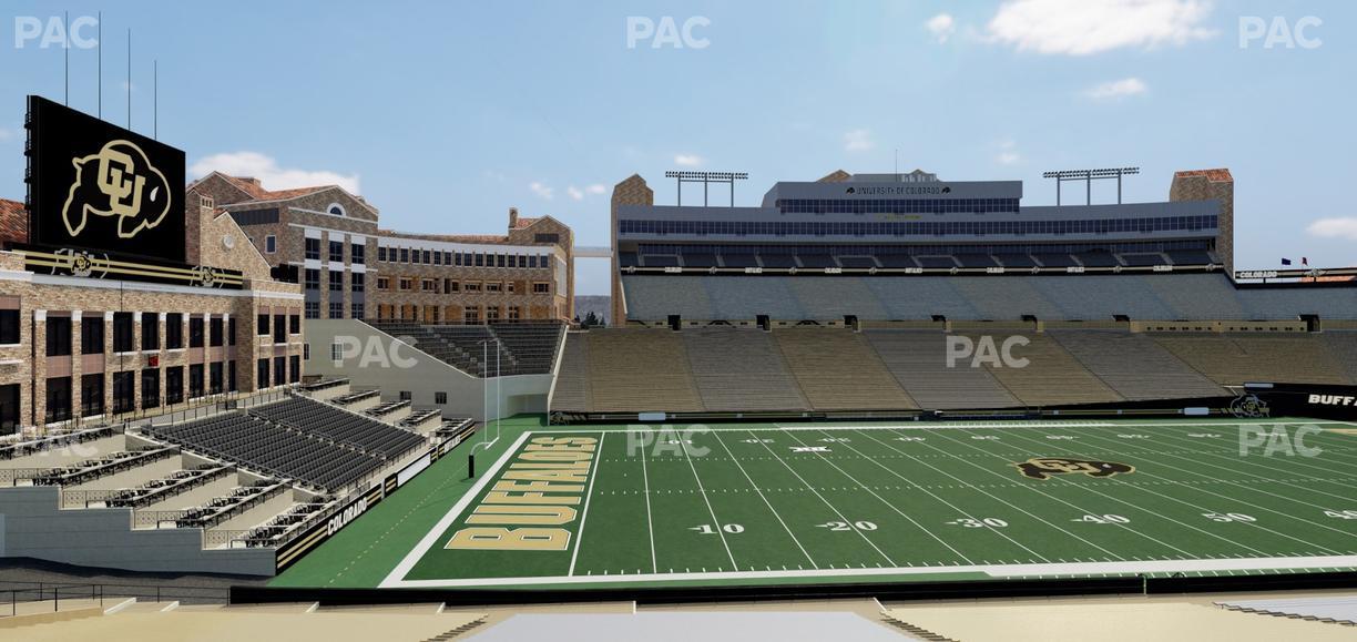 Folsom Field - Section 103 Seat View