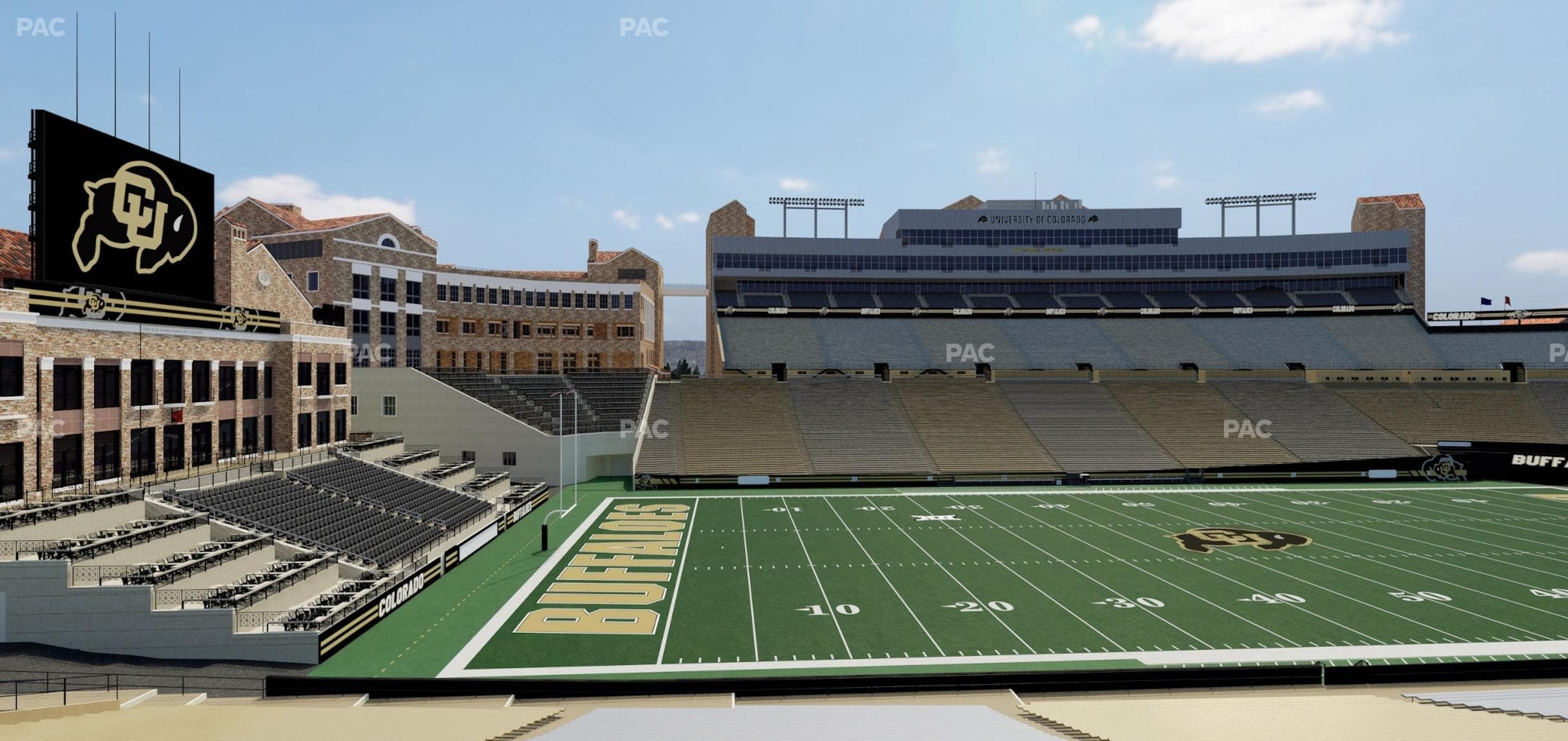 Folsom Field - Section 103 Seat View