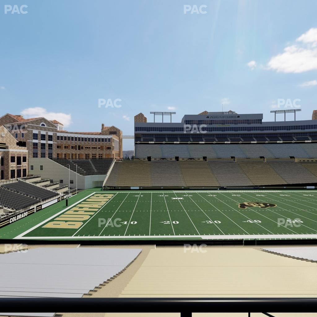 Folsom Field - Section 104 Seat View