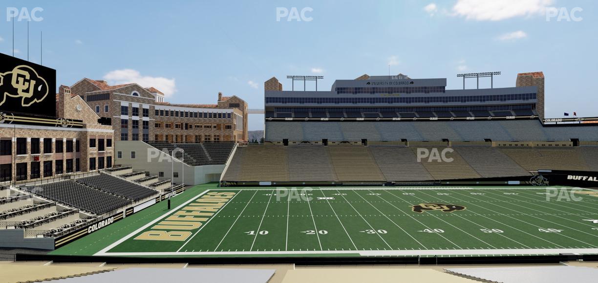 Folsom Field - Section 104 Seat View