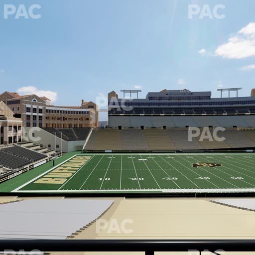 Folsom Field - Section 104 Seat View