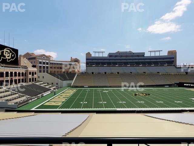 Folsom Field - Section 104 Seat View