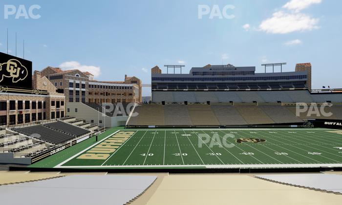Folsom Field - Section 104 Seat View