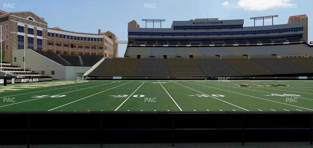 Folsom Field - Section 104 Seat View