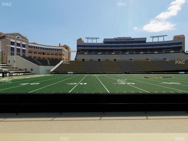 Folsom Field - Section 104 Seat View