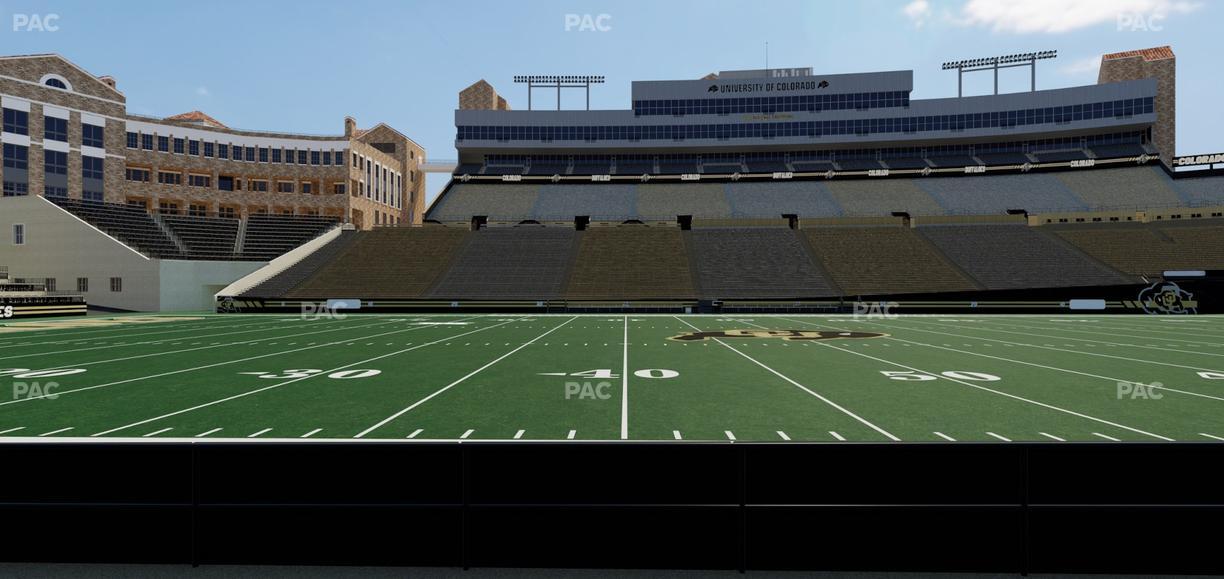 Folsom Field - Section 105 Seat View