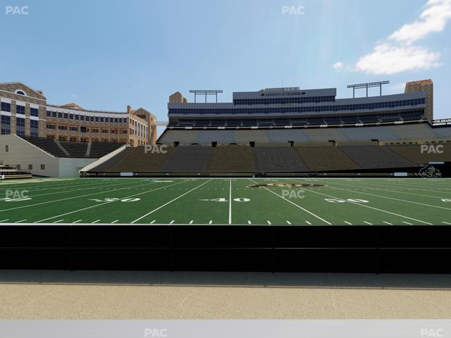 Folsom Field - Section 105 Seat View