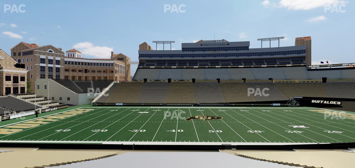 Folsom Field - Section 105 Seat View