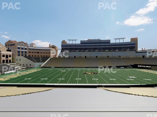 Folsom Field - Section 105 Seat View