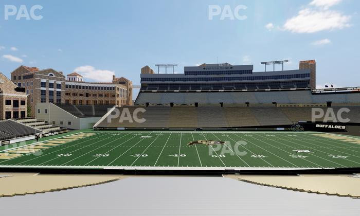 Folsom Field - Section 105 Seat View