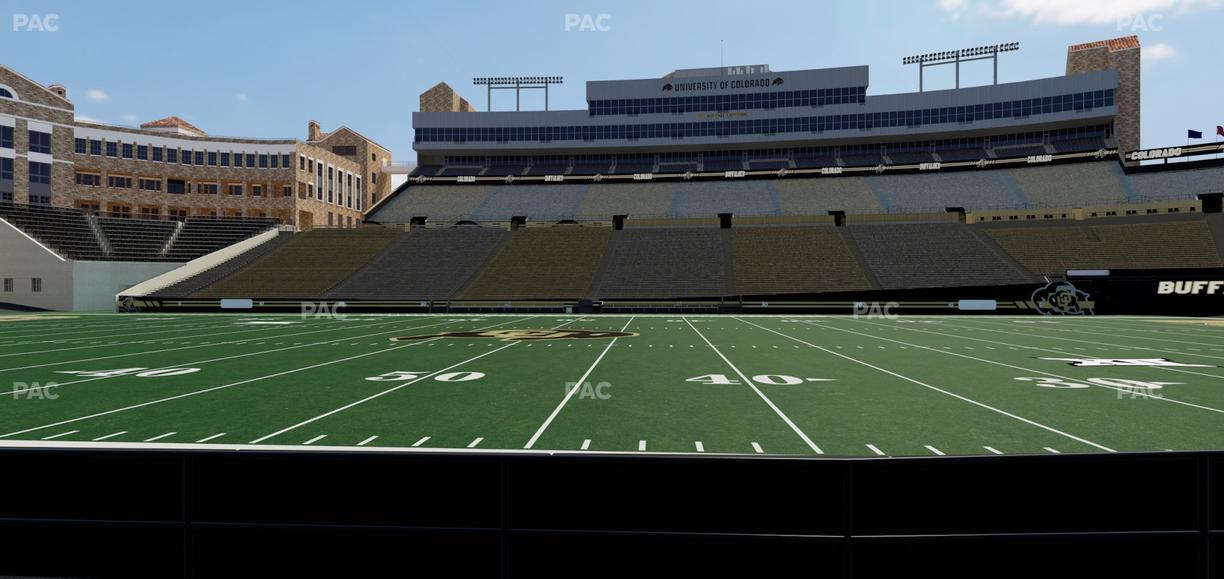Folsom Field - Section 106 Seat View