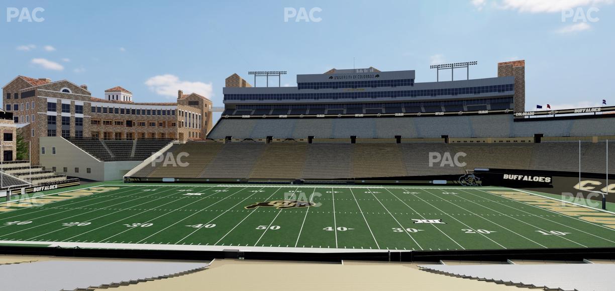 Folsom Field - Section 106 Seat View
