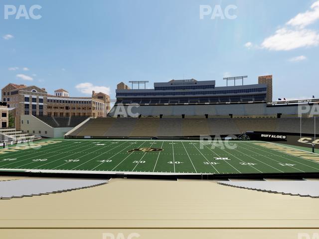 Folsom Field - Section 106 Seat View