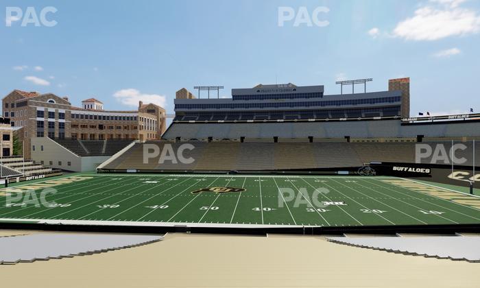 Folsom Field - Section 106 Seat View