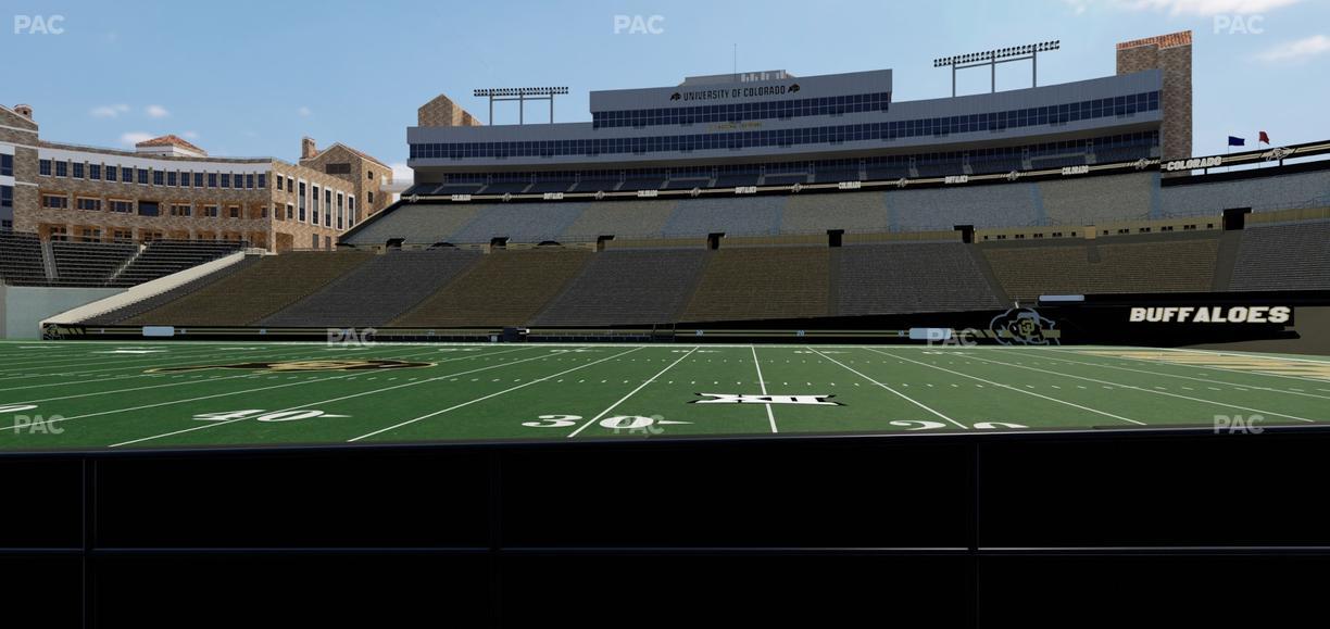 Folsom Field - Section 107 Seat View