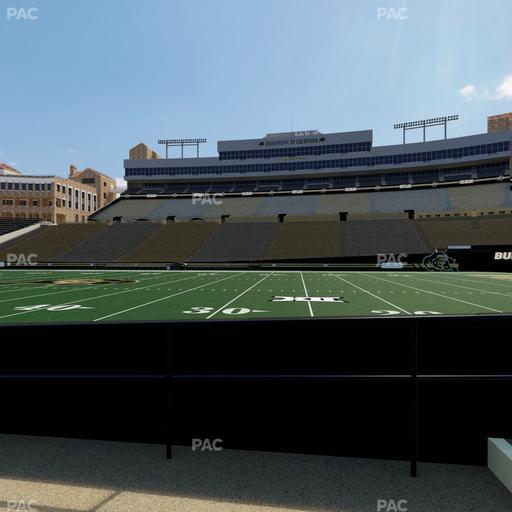 Folsom Field - Section 107 Seat View