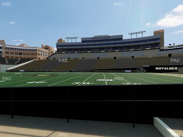 Folsom Field - Section 107 Seat View