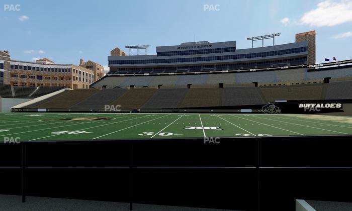 Folsom Field - Section 107 Seat View