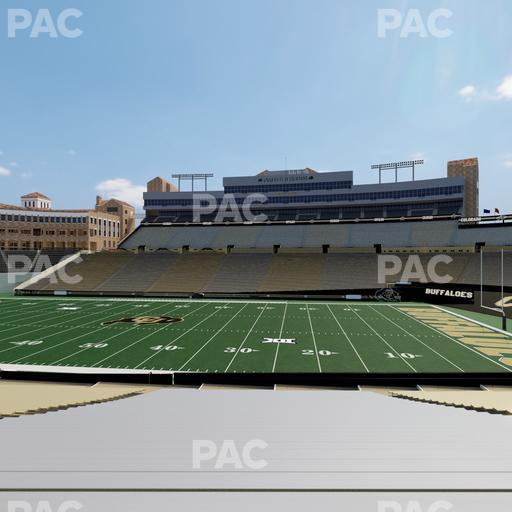 Folsom Field - Section 107 Seat View