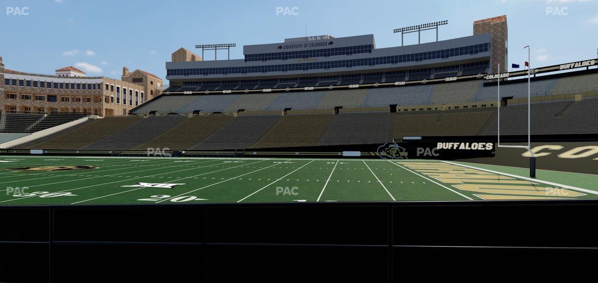 Folsom Field - Section 108 Seat View
