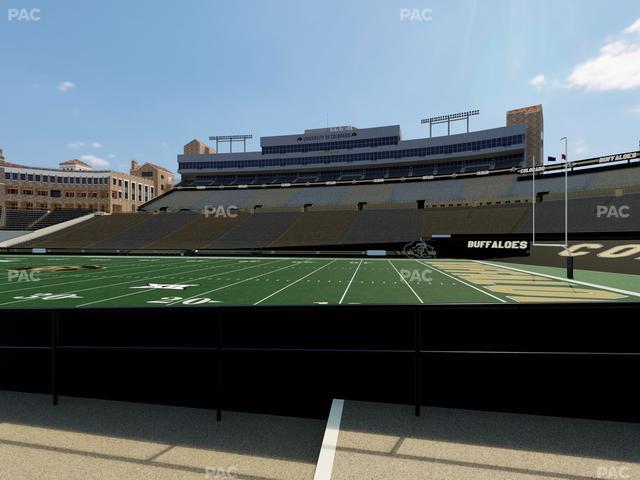 Folsom Field - Section 108 Seat View