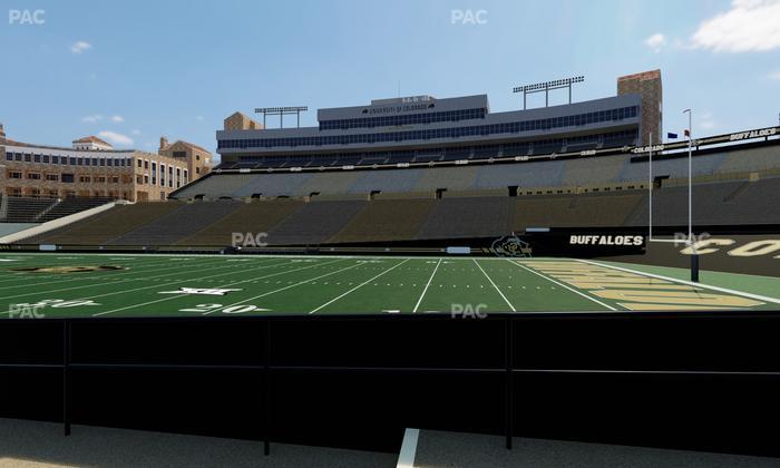 Folsom Field - Section 108 Seat View