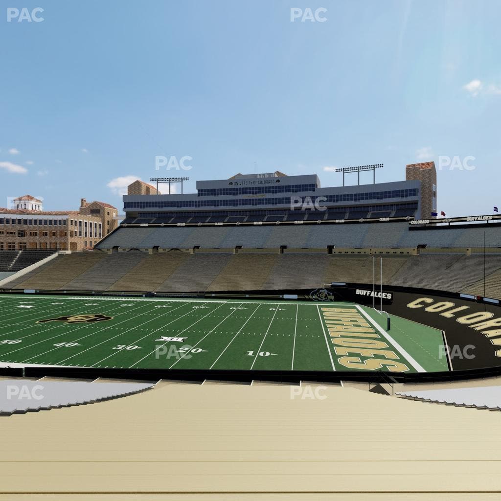 Folsom Field - Section 108 Seat View