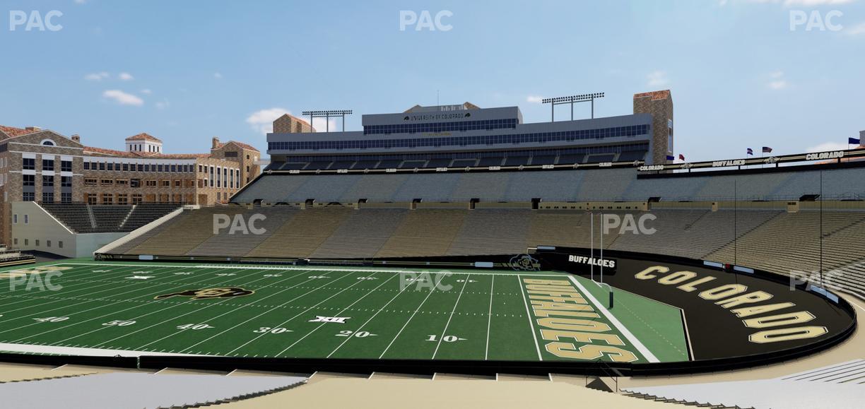 Folsom Field - Section 108 Seat View