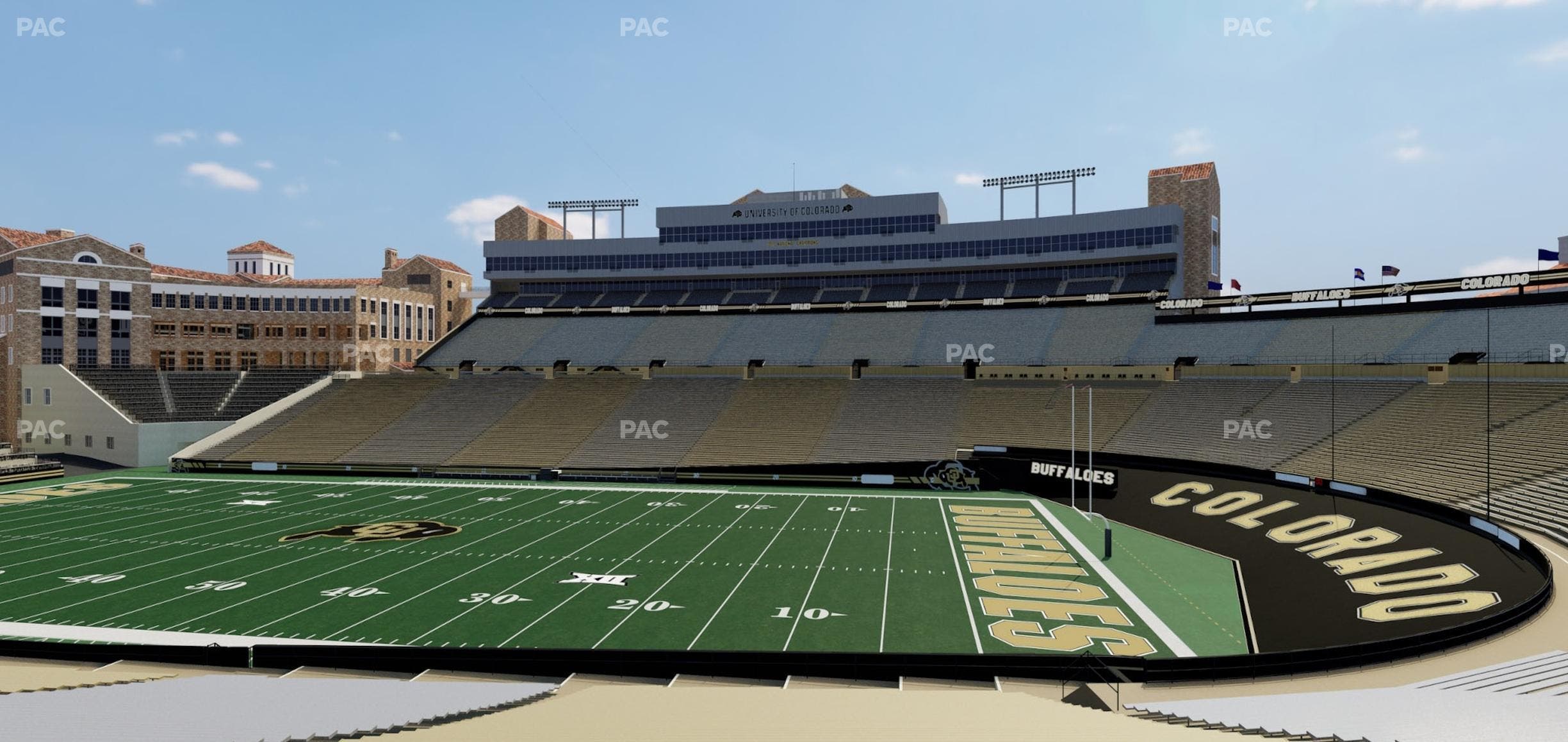 Folsom Field - Section 108 Seat View