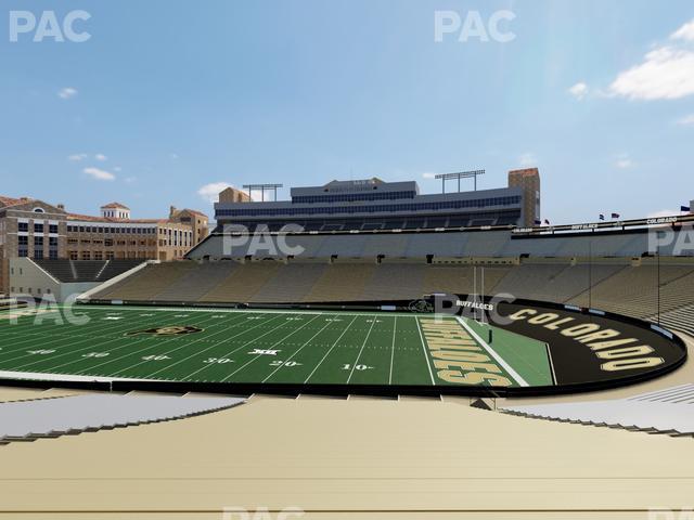 Folsom Field - Section 108 Seat View