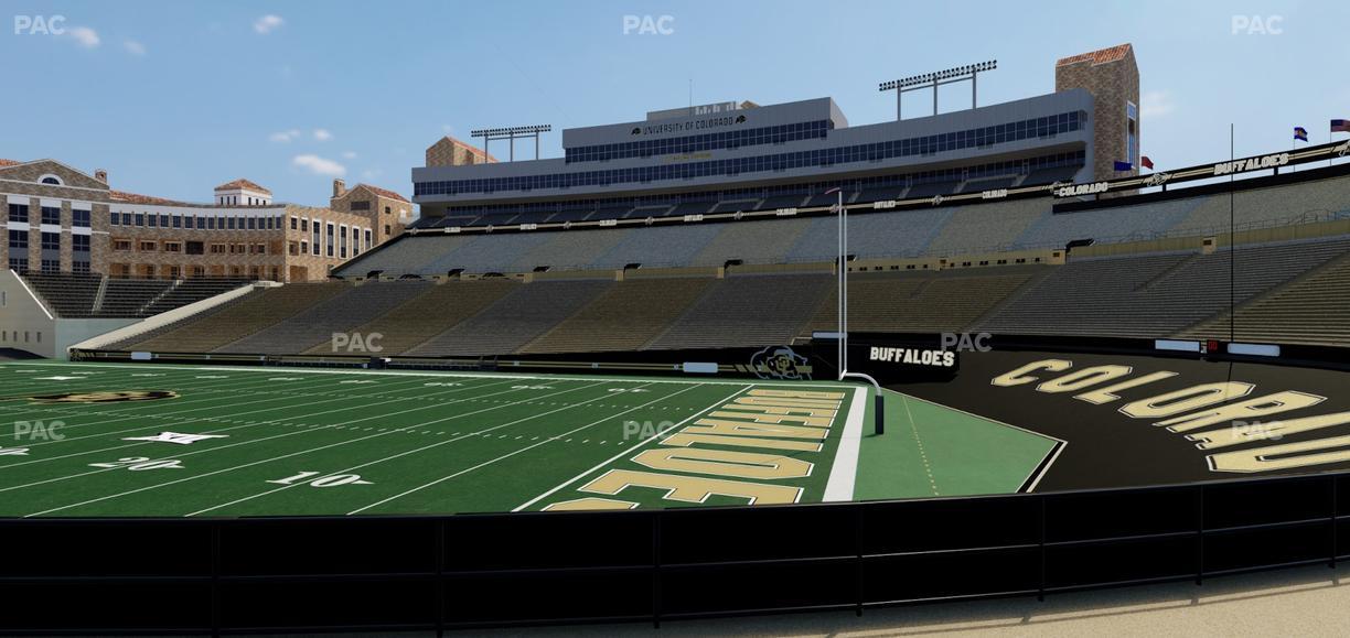 Folsom Field - Section 109 Seat View